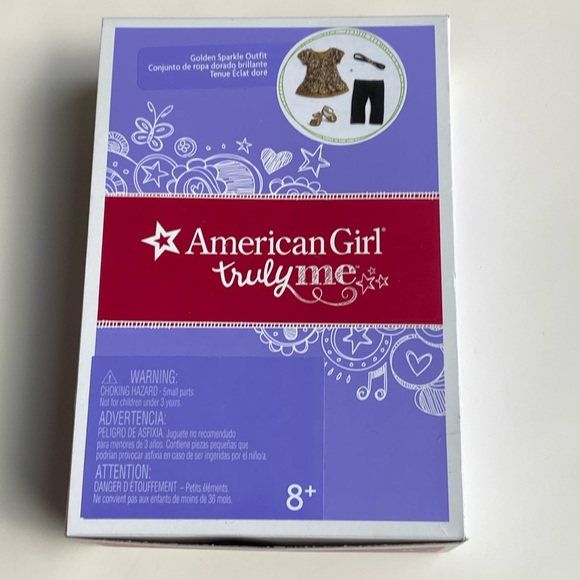 American Girl Truly Me Golden Sparkle Outfit 18" Doll - Picture 2 of 8